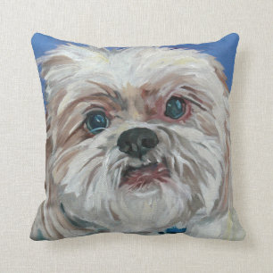 Rubin das Porträt-Kissen Shih Tzu Kissen