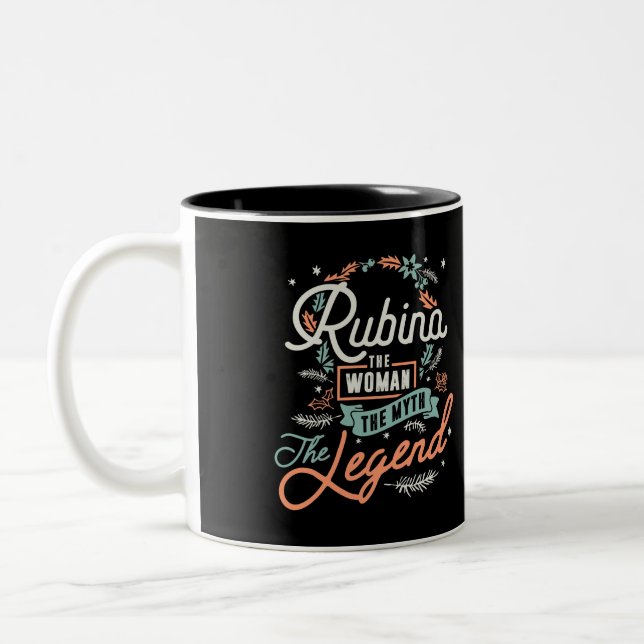 Rubina die Frauen Der Mythos der Legende Zweifarbige Tasse (Links)