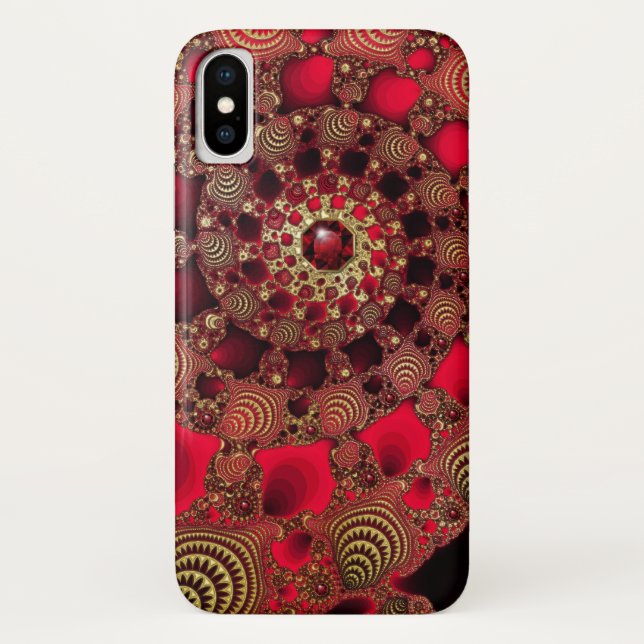Rubine u. GoldiPhone Case-Mate iPhone Hülle (Rückseite)