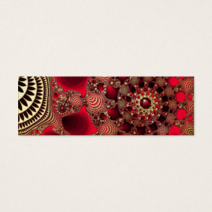 Rubine und Gold-Lesezeichen
