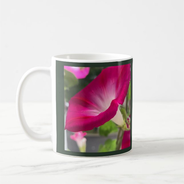 Rubinrote Prunkwinde Kaffeetasse (Links)