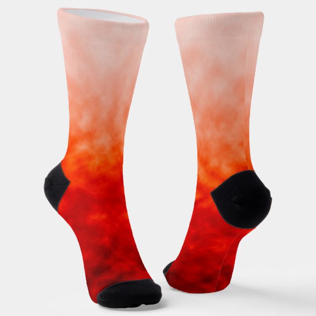 Rubinroter Härmfall Socken (Gewinkelt)