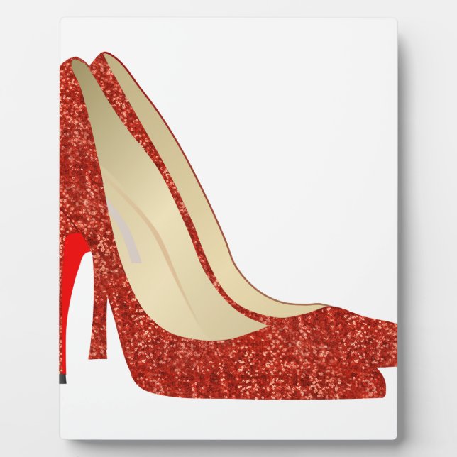 Rubinschuhe Fotoplatte (Vorderseite)