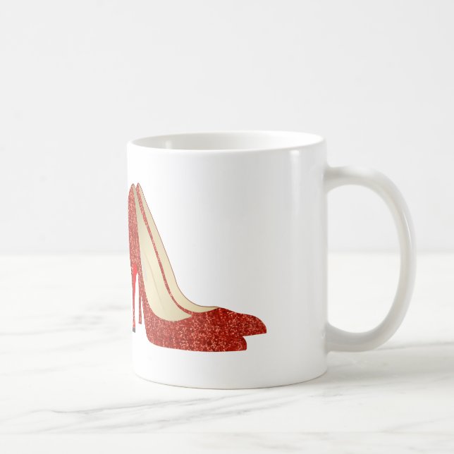 Rubinschuhe Kaffeetasse (Rechts)