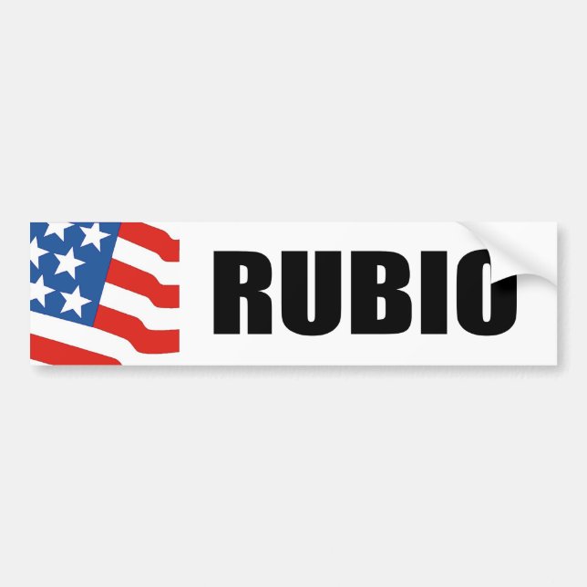 RUBIO 2010 AUTOAUFKLEBER (Vorne)