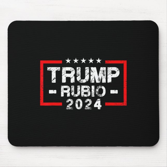 Rubio 2024 Flag - Wahlpräsident 2024 Mousepad (Vorne)