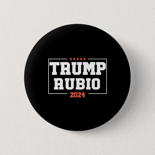 Rubio für die US-Präsidentschaftswahl 2024 Button (Vorderseite)