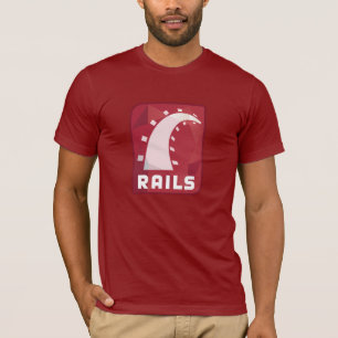 Rubis sur le T-shirt de rails (rubis)