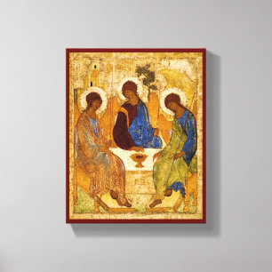 Rublev Dreiheit am Tisch Leinwanddruck