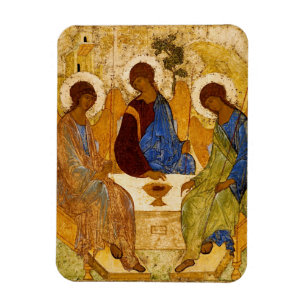 Rublev Trinity am Tisch Magnet