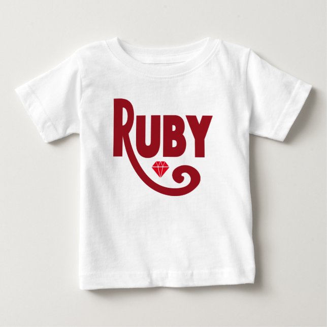 Ruby Baby T-shirt (Vorderseite)