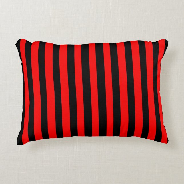 Ruby Black Zierkissen (Vorderseite)