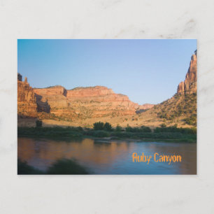 Ruby Canyon bei Grand Junction, Colorado Postkarte