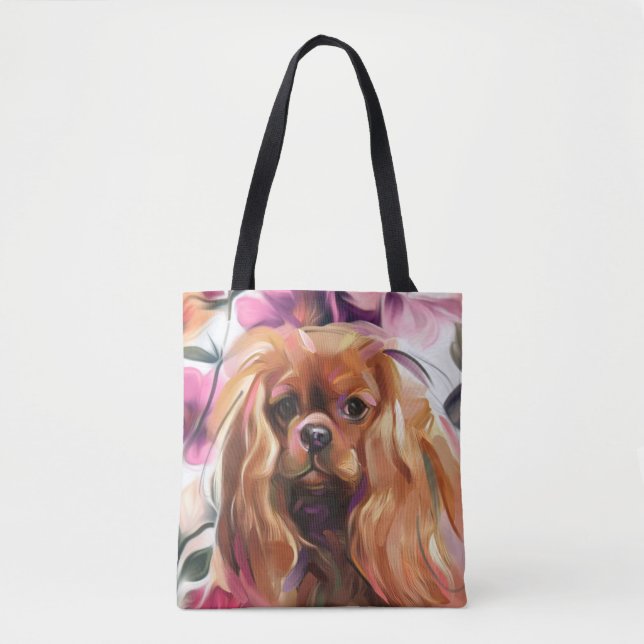 'Ruby' Cavalier Hundehundebeutel Tasche (Vorderseite)
