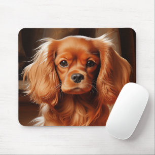 Ruby Cavalier King Charles Spaniel Mousepad