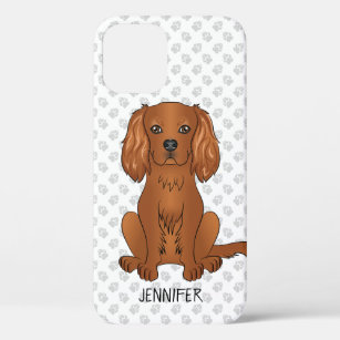 Ruby Cavalier King Charles Spaniel & Name Case-Mate iPhone Hülle