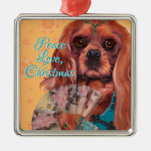 Ruby Cavalier Ornement Spaniel