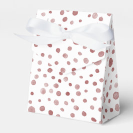 Ruby Confetti Watercolor Dots Gefälligbox Geschenkschachtel