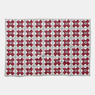 Ruby Cross Geschirrtuch