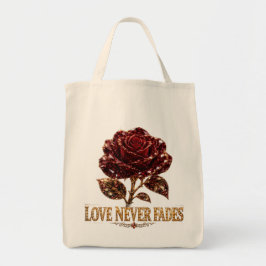Ruby Crystal Rose – Love Never Fades Tragetasche