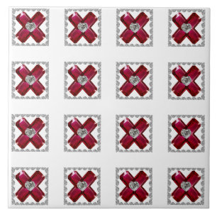 Ruby Diamond Art, Red Fliese