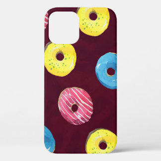 Ruby Donuts: Aquarellfarbenes, nahtloses Muster. Case-Mate iPhone Hülle