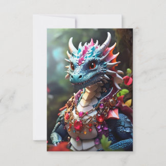 Ruby Dragon Dankeskarte