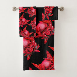 Ruby GEM skull Badhandtuch Set