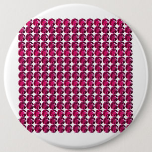 Ruby Gemstone Art, Red Button