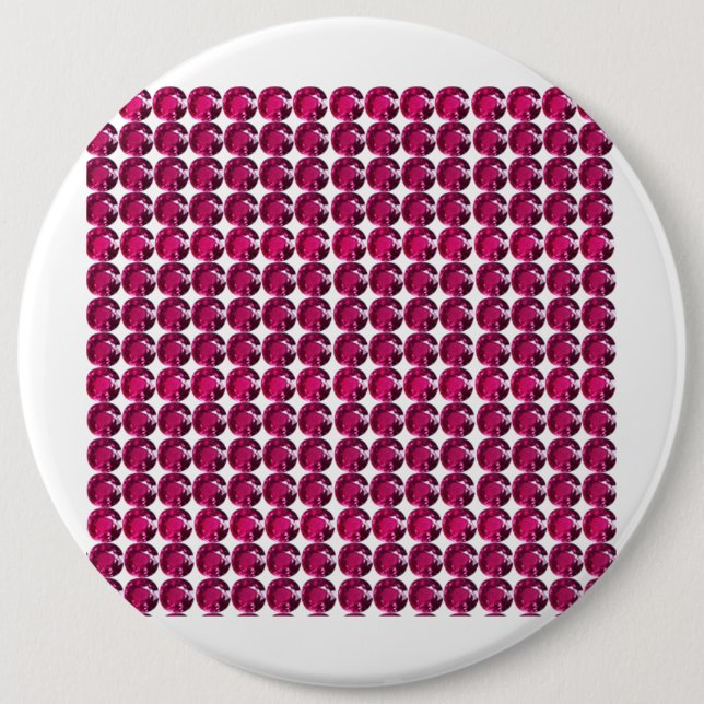 Ruby Gemstone Art, Red Button (Vorderseite)
