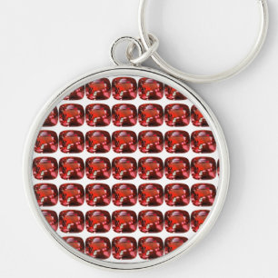 Ruby Gemstone Red Schlüsselanhänger