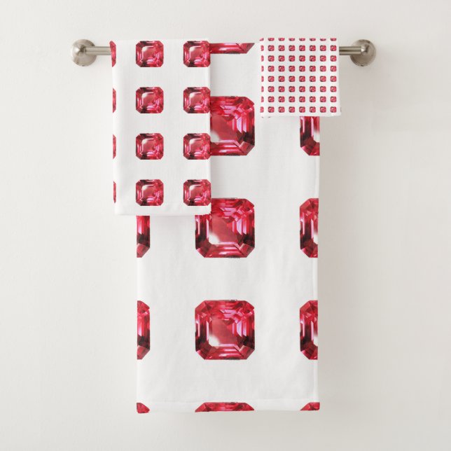 Ruby Gemstone rose (En situation)