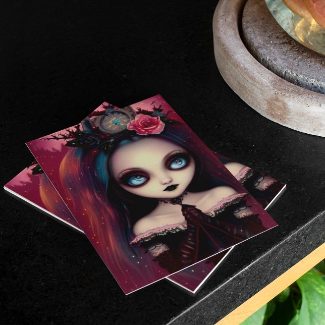 Ruby Gothic Illustration Weihnachten Karte (Von Creator hochgeladen)