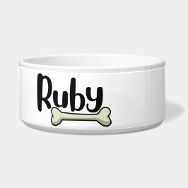 Ruby - Hund personalisierte Schüssel