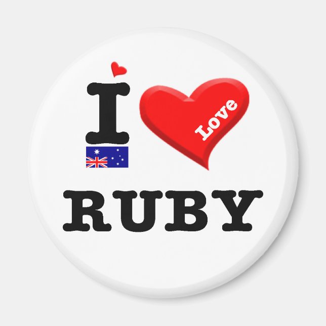 RUBY - I LIEBE MAGNET (Vorne)