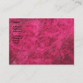Ruby Jewel Tone Business Card Visitenkarte