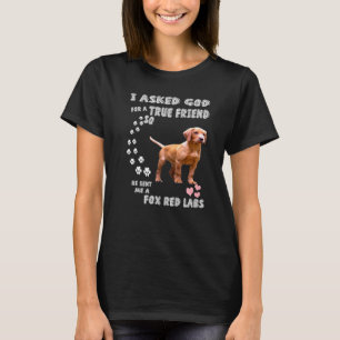 Ruby Labrador Hund Mama Vater Kostüm Niedlich Fox T-Shirt
