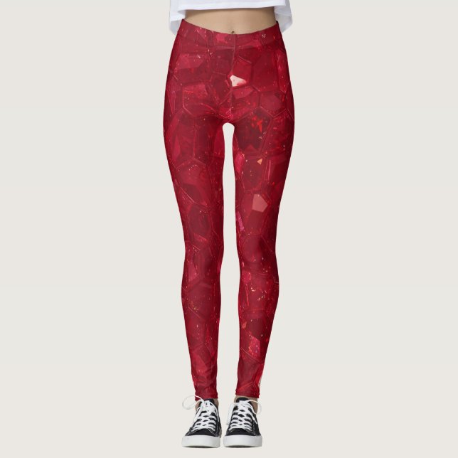Ruby Leggings For Valentines Day (Vorderseite)