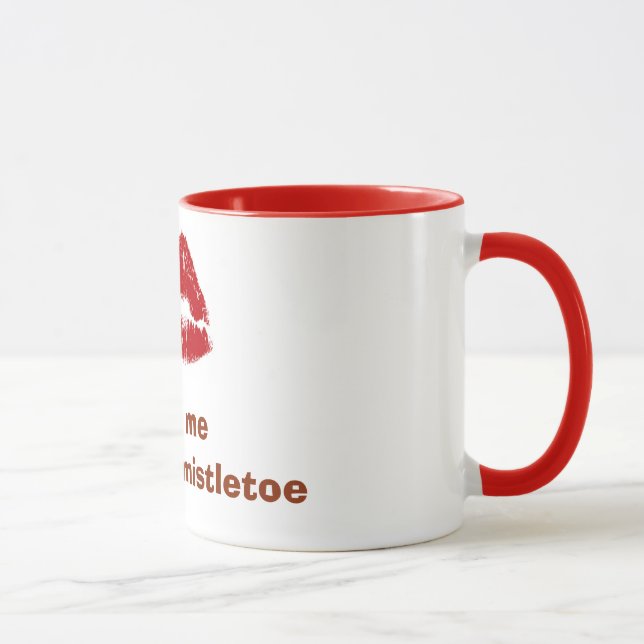 RUBY LIPS= "MEET ME UNTER MISTLETOS"-TASSE TASSE (Rechts)