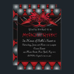 Ruby Masquerade Party Einladungen<br><div class="desc">Ruby Red Masquerade Einladungen. Schöne Mittelmaske mit Akzenten aus Perlen. Diese elegante,  maskierte Party Einladung kann für eine Reihe von Party verwendet werden: Geburtstage,  Sweet 16,  Brautparty oder Proms! Für weitere Informationen wenden Sie sich bitte an Metro-Events.</div>