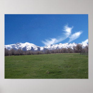 Ruby Mountains im April Poster