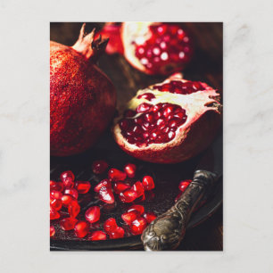 Ruby Pomegranat Postkarte