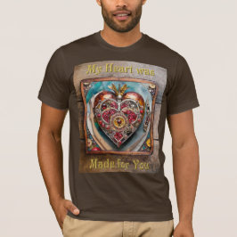 Ruby Pomegranate Heart Steampunk Serie T-Shirt