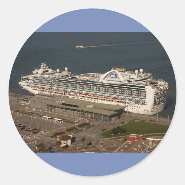 Ruby Princess Cruise, Stickers SF (Devant)