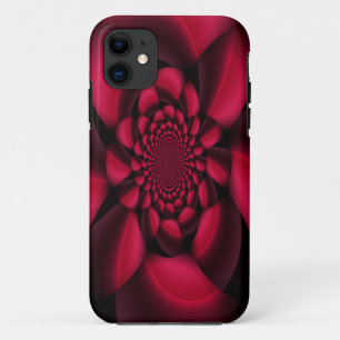 Ruby Red Black Petal Case-Mate iPhone Hülle