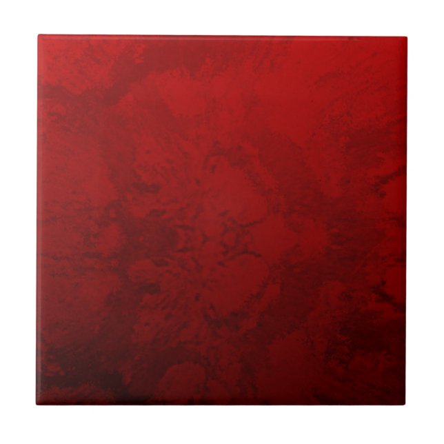 Ruby Red Design Fliese (Vorderseite)
