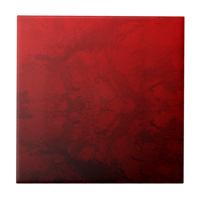 Ruby Red Design Fliese (Vorderseite)