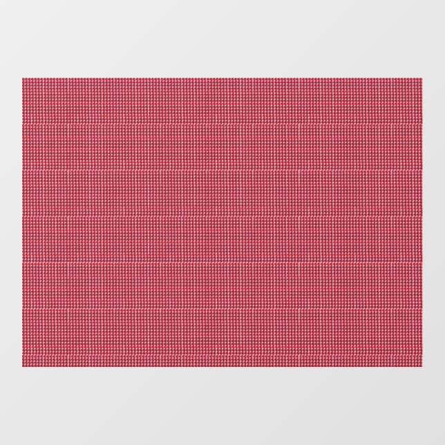 Ruby Red Fensteraufkleber (Blatt)