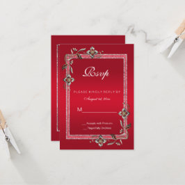 Ruby Red Gems & Glitzer Ruby 40TH Wedding