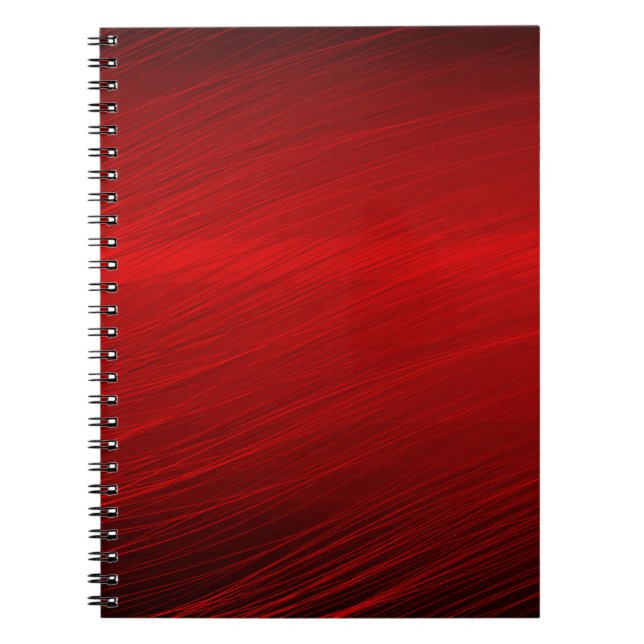 Ruby Red Paper business glänzend Notizblock (Vorderseite)